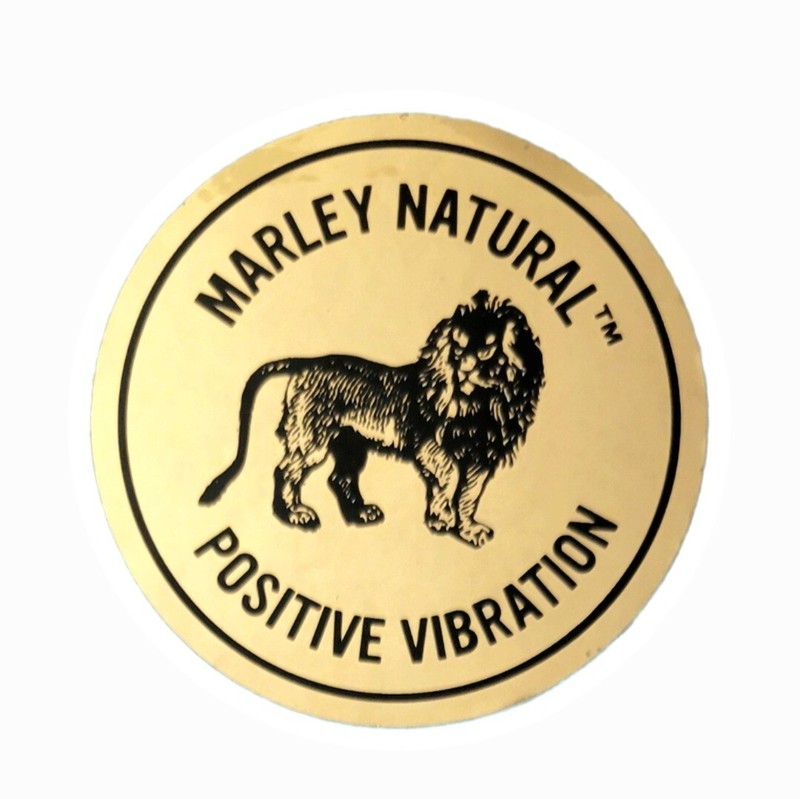 Marley Natural Sticker Promo Gold Lion Logo Bob Marley’s Official Brand New