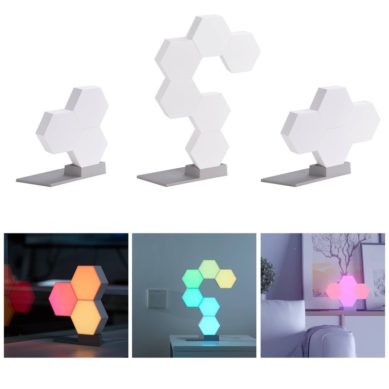 LED Smart Light Touch Sensor Hexagon 135*100*75(mm) NEW gallery