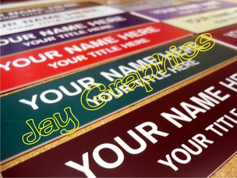 Custom Engraved 2" x 7" Name Plate Wall Sign Plaque Home Office Desk Tag gallery