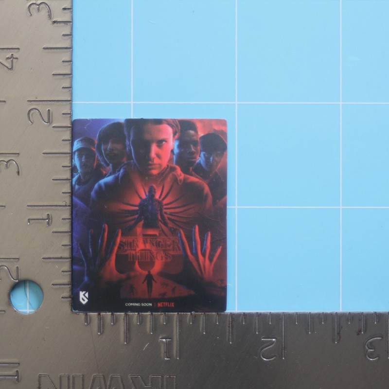 Stranger Things 5 Sticker (PROMO ARTWORK) Netflix Horror Show, Matte PVC Decal