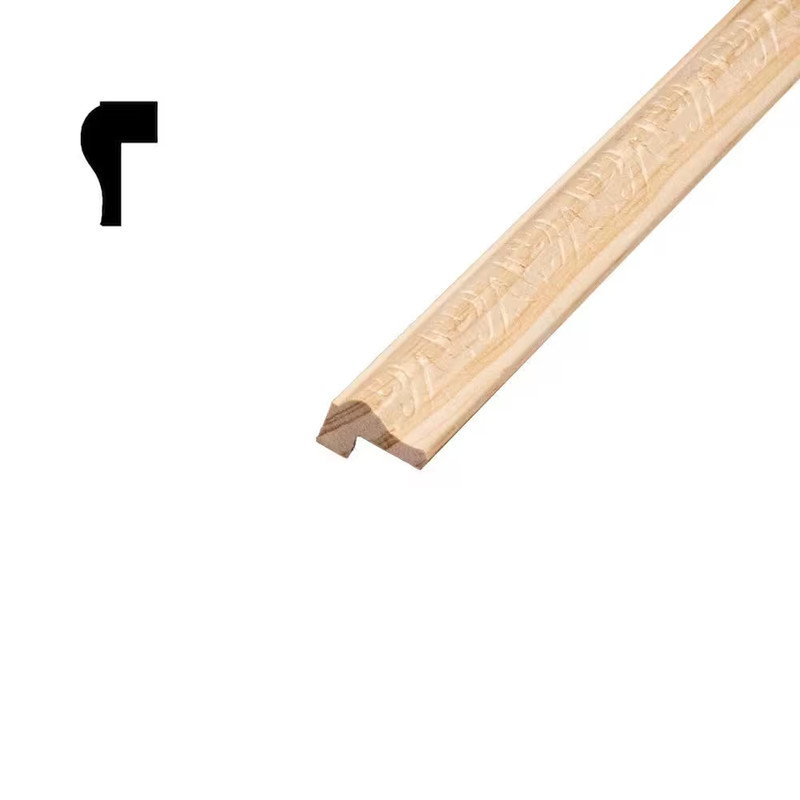 DM E7760 – 3/4 In. X 1-3/16 In. Solid Pine Panel Moulding Embossed with Scroll D
