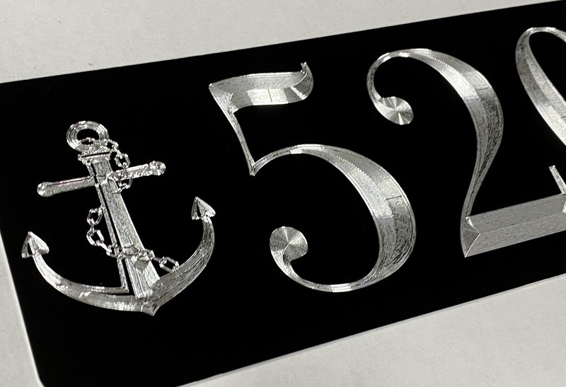 Personalized Anchor Custom Beach Lake House Number Street Address Sign 14×5 Gift