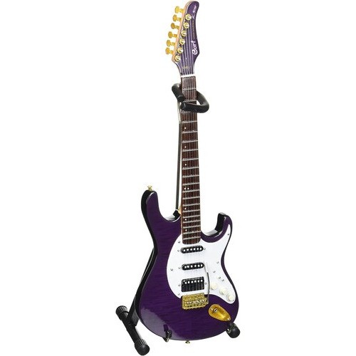 Axe Heaven Eric Mantel Signature Purple Mini Guitar EM-015