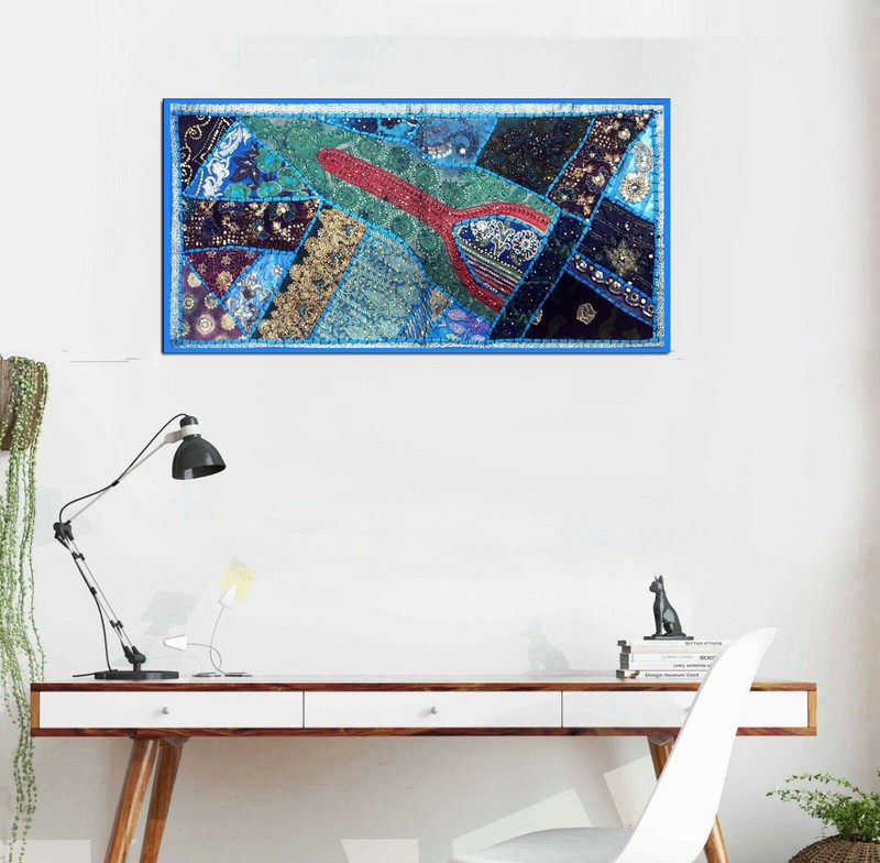 40" Wall Covering Home Decor Wall Hanging Tapestry Dinning Table Decor Runner gallery