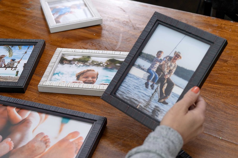 15x7 Rustic Brown Real Wood Picture Frame Width 0.75 inches | Interior Frame Dep gallery