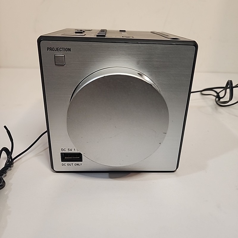 Sony ICF-C1PJ AM/FM Clock Radio White Noise Machine Time Projector Tested gallery