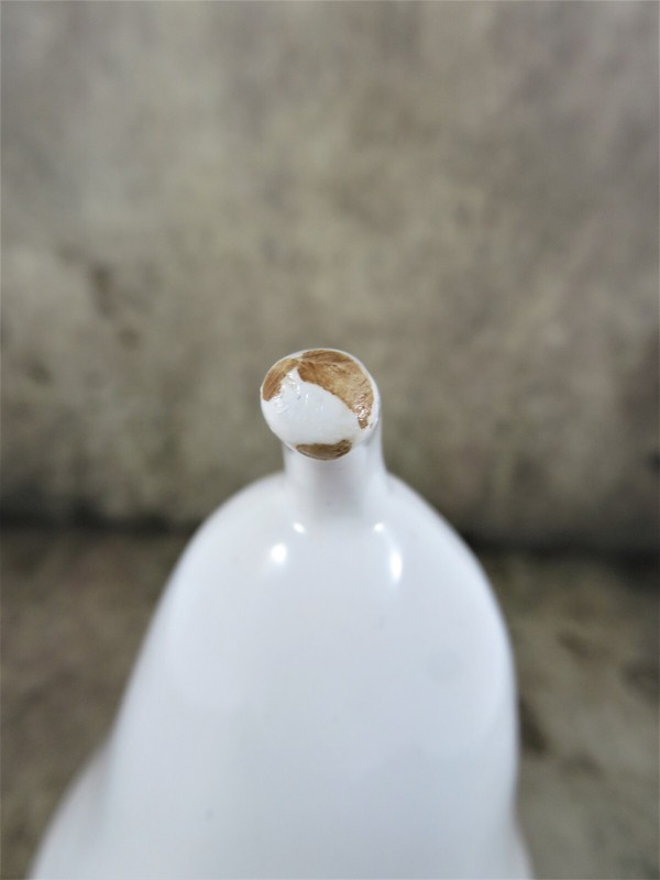 Pier 1 White Hollow Ceramic Pear 5 Inches High Life Size Shiny Finish Home Décor gallery