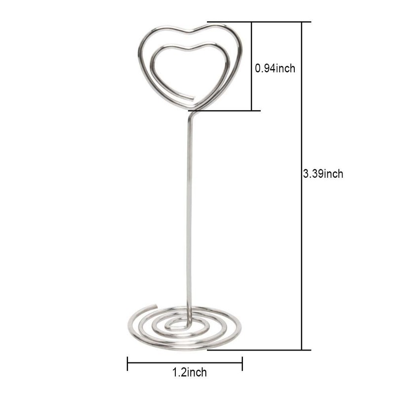 Table Number Card Holders Place Card Holder, 25 Pack Picture Holders for Tabl... gallery