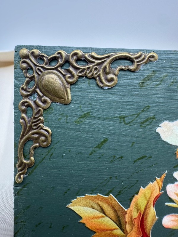 Handcrafted Cardinal Wall Hanging Bird Decor Briar Patch Green Ready to Hang 5.5 gallery