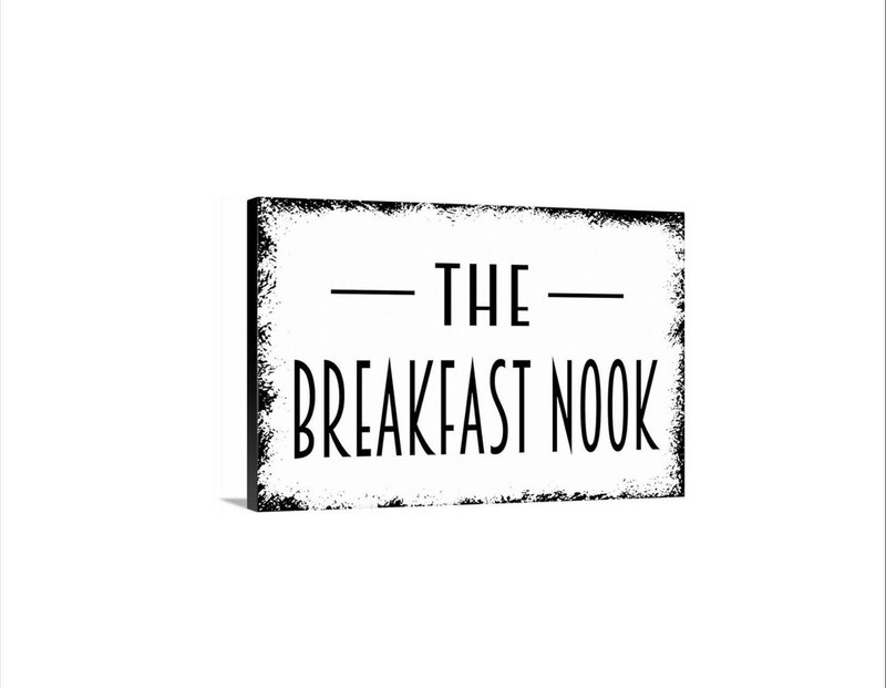 The Breakfast Nook Sign | Kitchen Nook Sign | Eat Drink Gather Wall Art