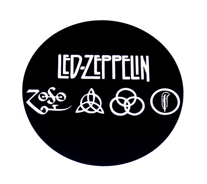 LED ZEPPELIN Die Cut LG Sticker Decal Music Band Rock Plant Bonham Led Zeppelin