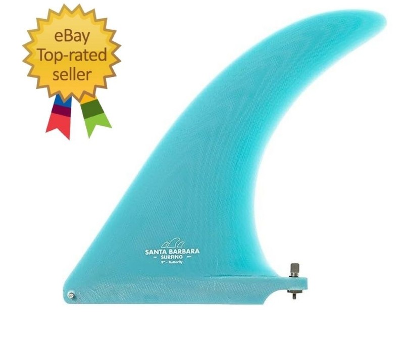 Fiberglass Longboard Single Fin – Butterfly Model (Greenough 4-A Template)
