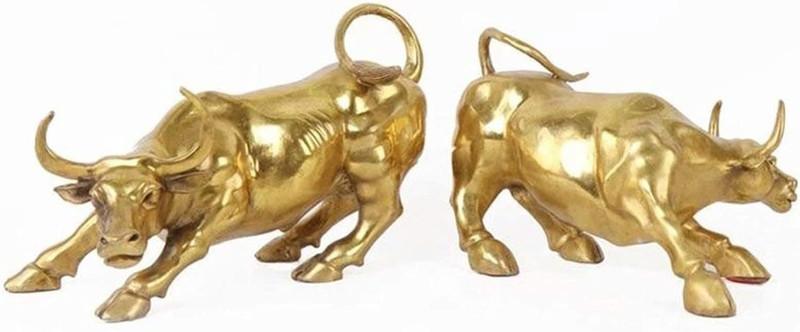 Wall Street Bull Statue, Wall Street Bull Art Decor Ox Figure Statues Represents gallery