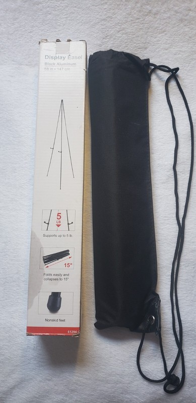Sturdy Display Easel Stand Instant Tripod Portable Floor Easel 58 Inches gallery