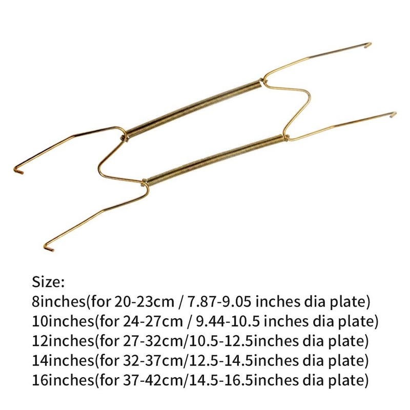 8 10 12 14 16Inch Plate Hangers for Walls Plate Dish Hangers Stainless Steel Dec gallery