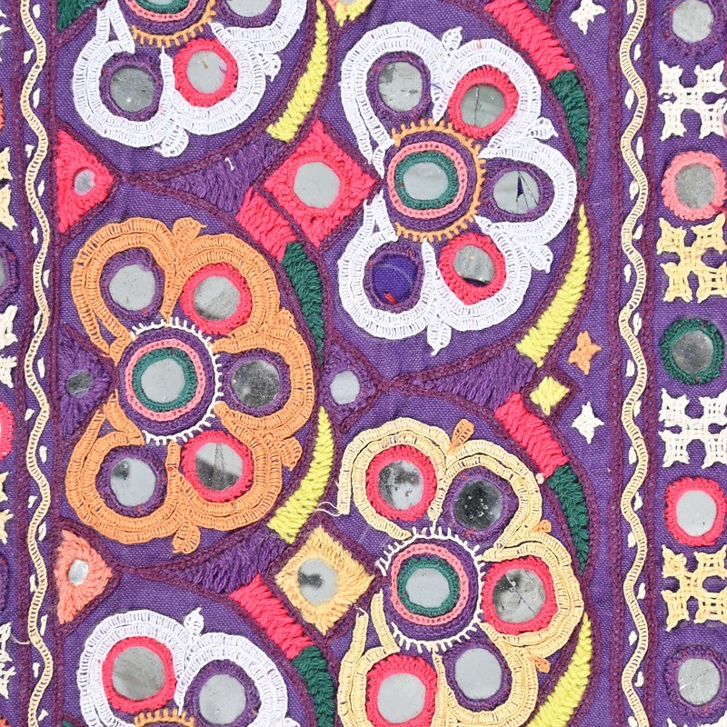 Traditional Decorative Mirror Work Hand Crafted Wall Hanging Toran Bandanwal gallery