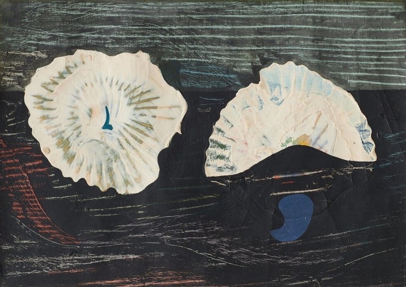 Max Ernst : Muschelblumen : Shell Flowers Surreal Collage Art Print