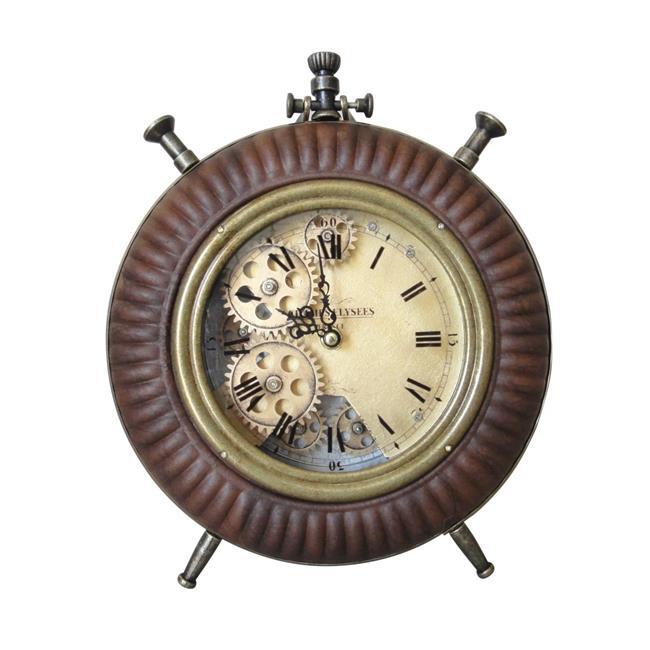 Jeco HD-C001-BR Table Clock Brown