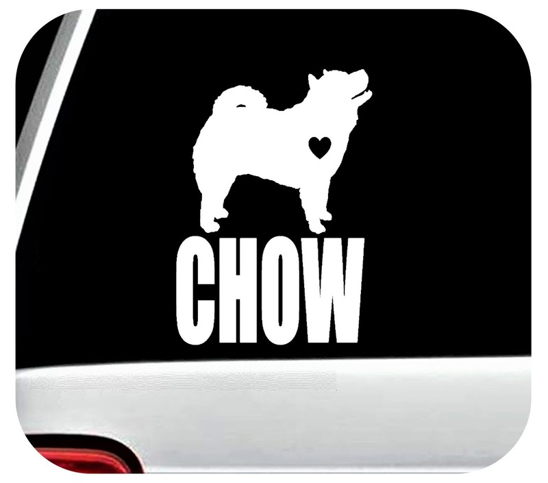 Chow Dog Breed Decal Sticker Car Truck SUV Van Pet Gift Chow Chow Husky C1147