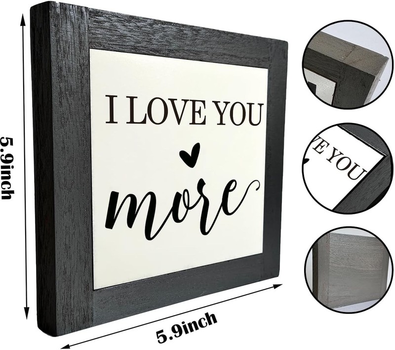 Inspirational Wood Signs - Love Signs & Plaques for Desk, Tabletop, Shelf & K... gallery