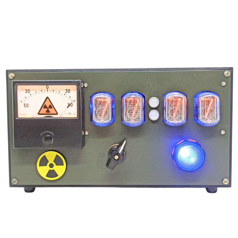 Fallout New Vegas Game Nixie Tube Table Clock IN-12 Tubes Post - Apocalypse