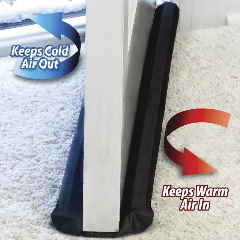 2 Pack Instantly Insulate Windows & Doors! Breeze Blocker up to 36in. gallery