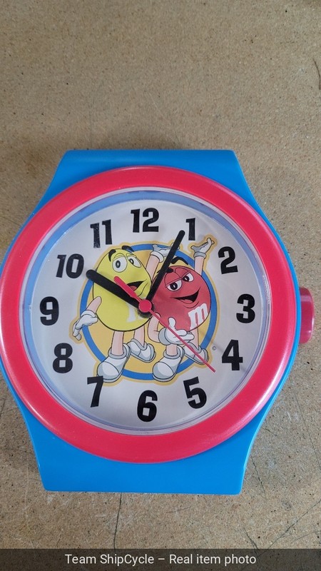 DEFECTIVE Vintage MMs 3 Foot Watch Wall Clock Officially Licensed Colle G3D gallery