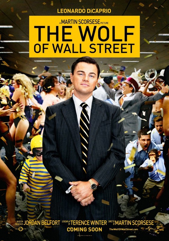 WOLF OF WALL STREET Movie Film Poster – Wall Decor