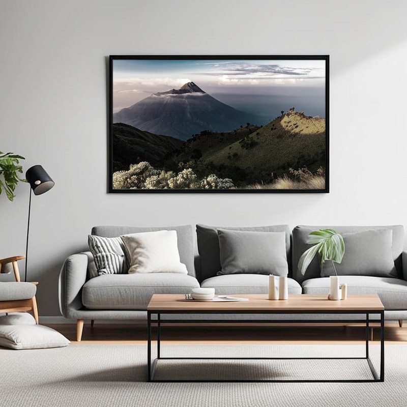 27x40 Poster Frame Black, 27x40 inch Movie Poster Frame with HD Plexiglass Du gallery