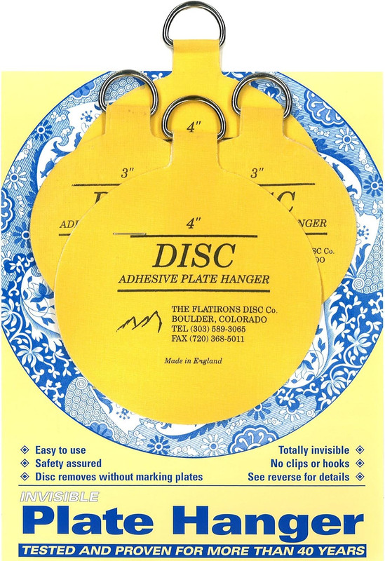 Flatirons Adhesive Plate Hanger Set (2-3 Inch and 2-4 Inch Hangers)