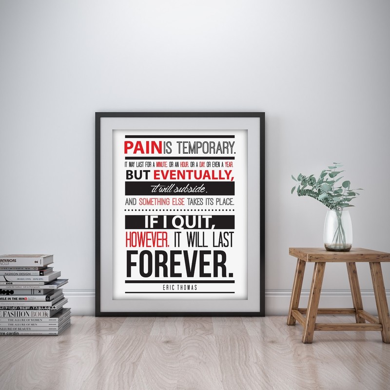 Eric Thomas Inspirational Wall Art Print Motivational Quote Poster Decor Gift gallery
