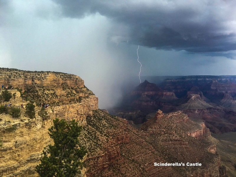 Lightning over the GRAND CANYON AZ Photo Picture Print 4X6″ 5X7″ 8X10″ 8.5X11″