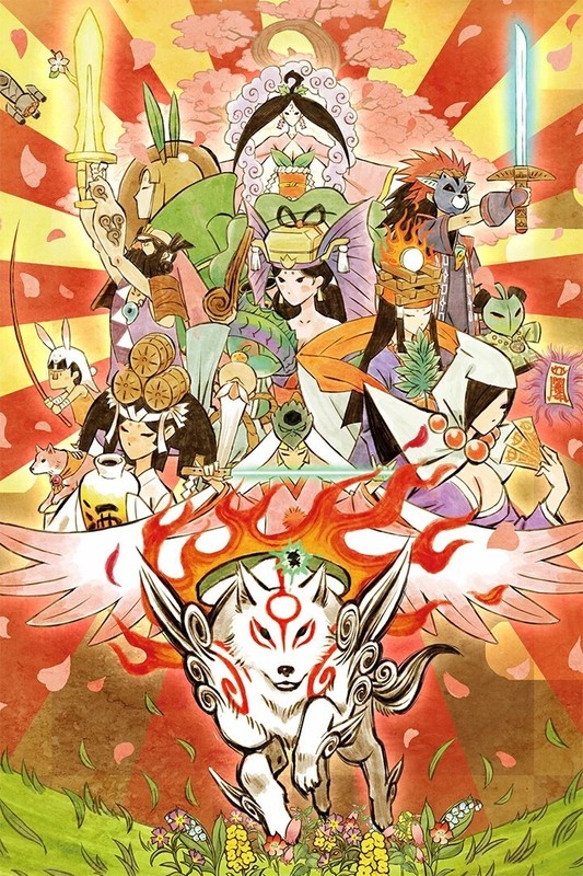 Okami Hd Console Video Games Poster print 14"x20" inches home decor gallery