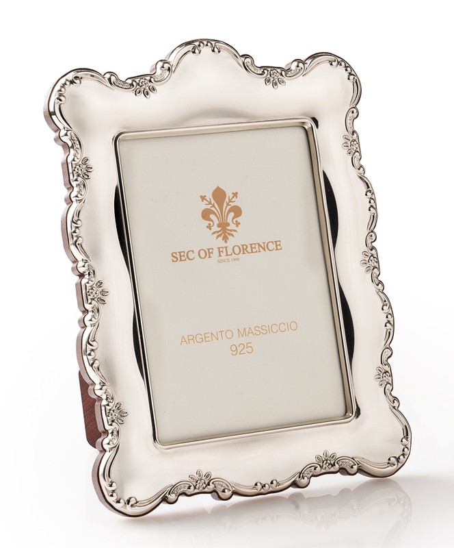 6″x 4″ in Solid 925 Sterling Silver Photo Picture Frame 7397/10×15 Wood Back USA