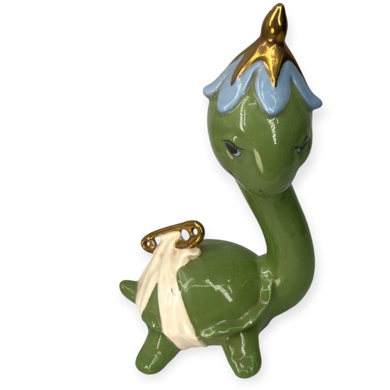 VINTAGE Baby Turtle Ceramic Conversation Piece Nursery Whimsical Decor Figurine