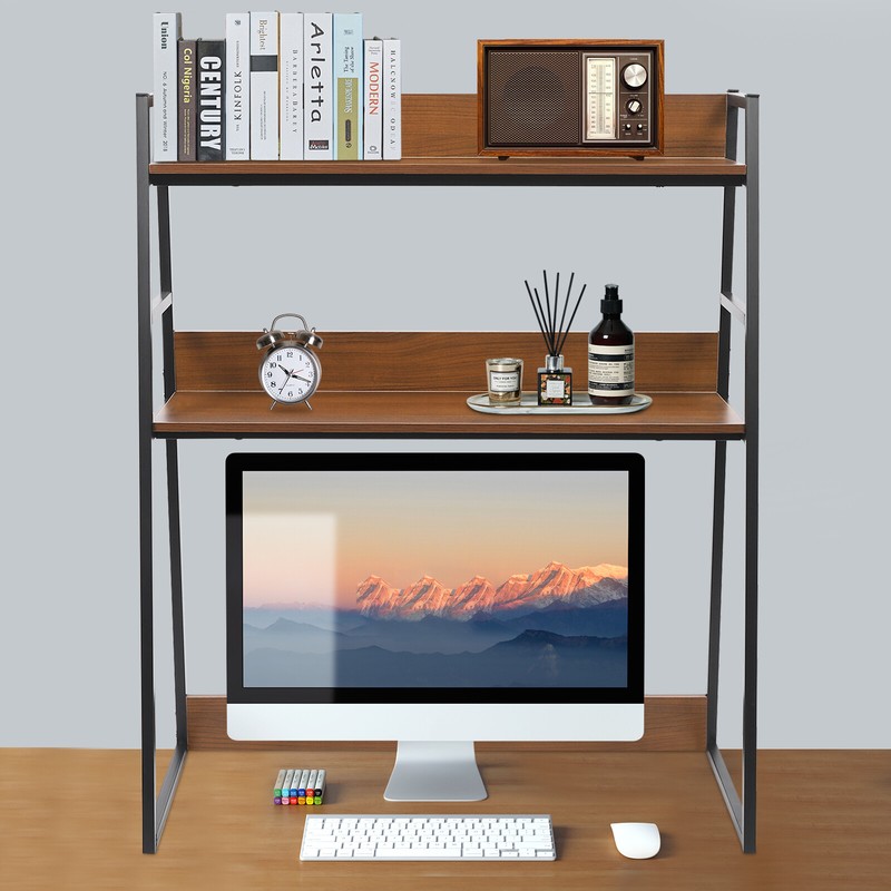 Modern Desktop Bookshelf Multipurpose Bookcase Organizer Desktop Display Rack gallery