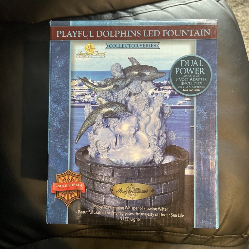 (Works!) Newport Coast Collection Playful Dolphin Collectors Series Open Box gallery