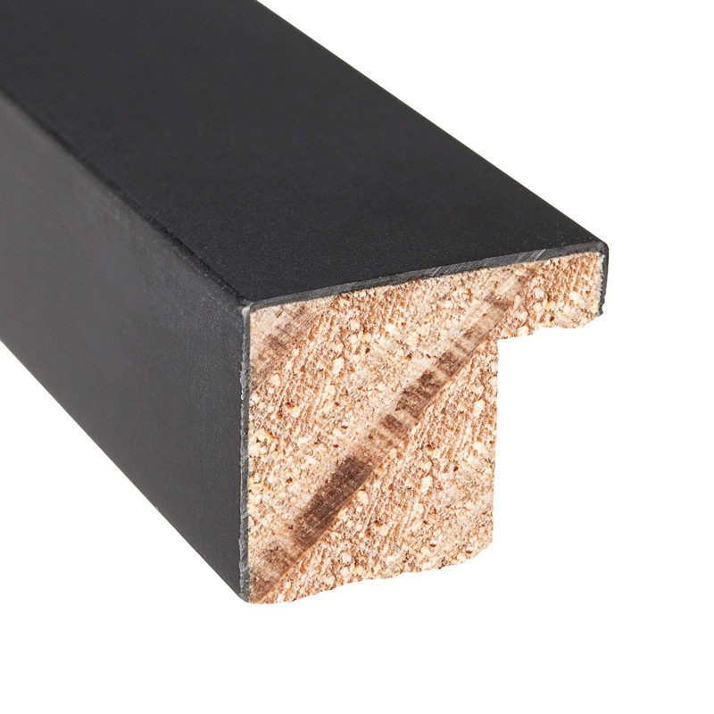 30x9 Frame Black Real Wood Picture Frame Width 0.75 inches | Interior Frame Dept gallery