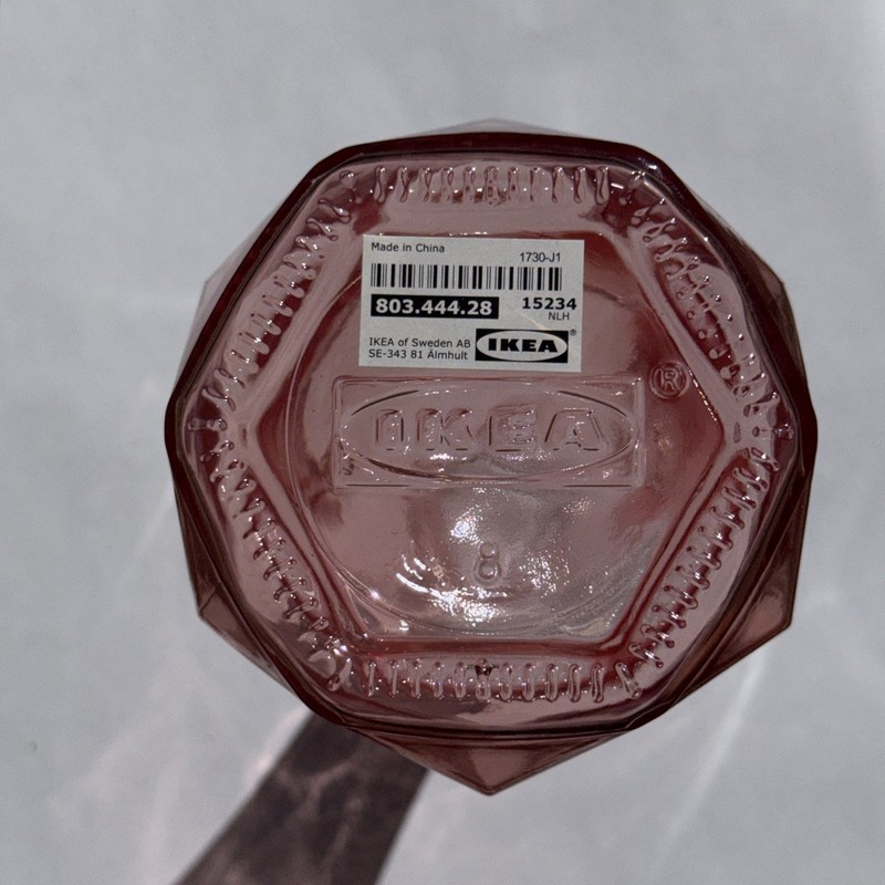 IKEA Pink Flower Vase RARE gallery