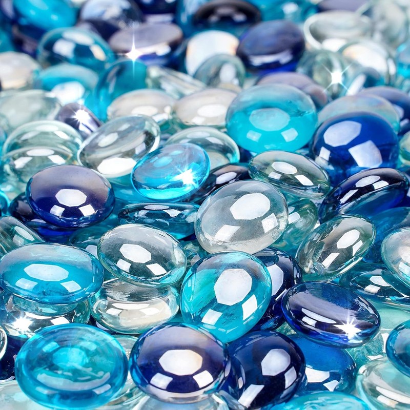10-Pound Blended Fire Glass Beads – 1/2 inch Fire Glass Drops
