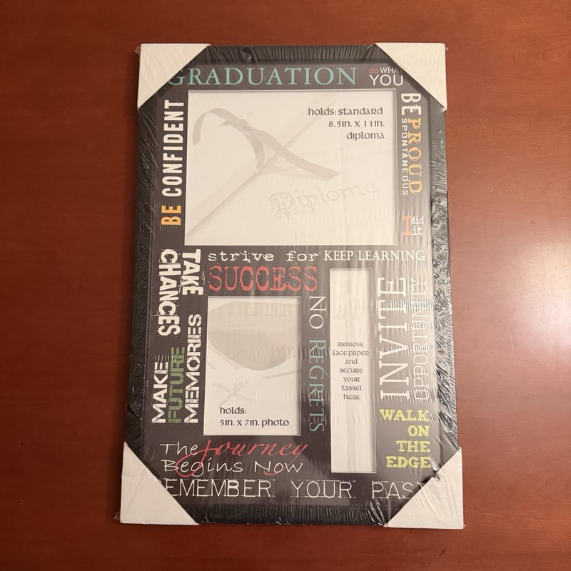 Title 274: Graduation Diploma Frame with Tassel Holder & Cap Display NIP