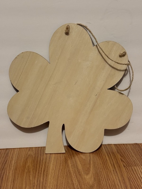 St Patricks Decor "Prone to Shenanigans and Malarkey" Shamrock Clover Sign gallery