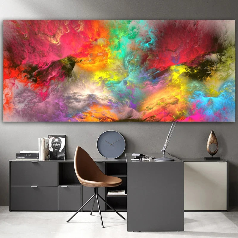 Clouds Abstract Canvas Painting Home Decor Posters Prints Canvas Wall Art Mural