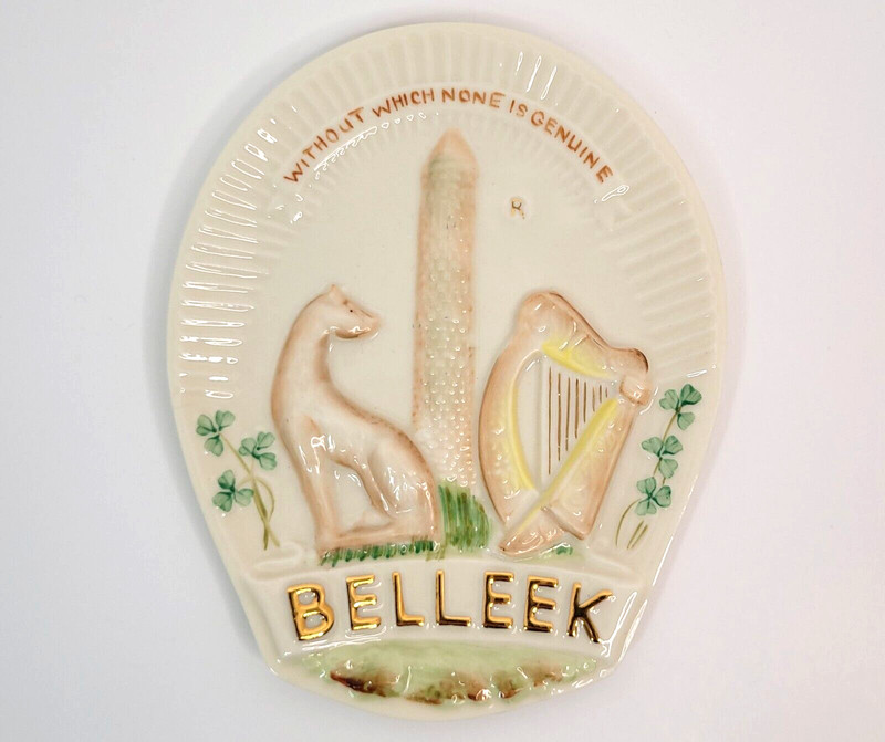 Belleek Without Which None Is Genuine Plaque Special Edition Collectors Society