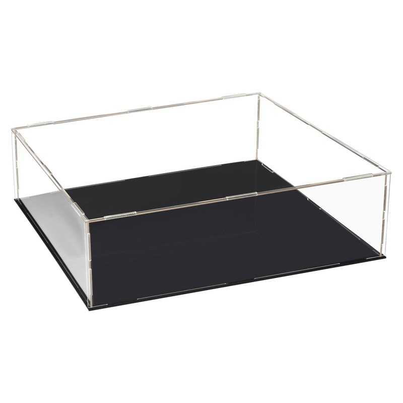 Acrylic Clear Display Case Box Dustproof Protection Showcase 30x25x10cm