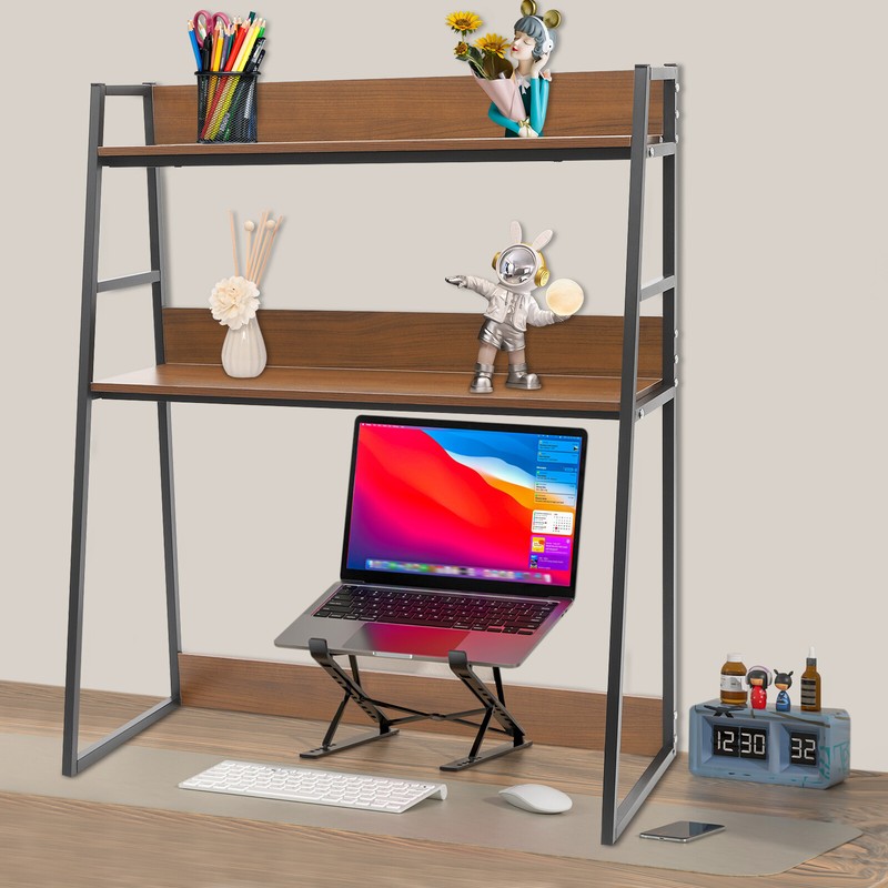 Modern Desktop Bookshelf Multipurpose Bookcase Organizer Desktop Display Rack gallery