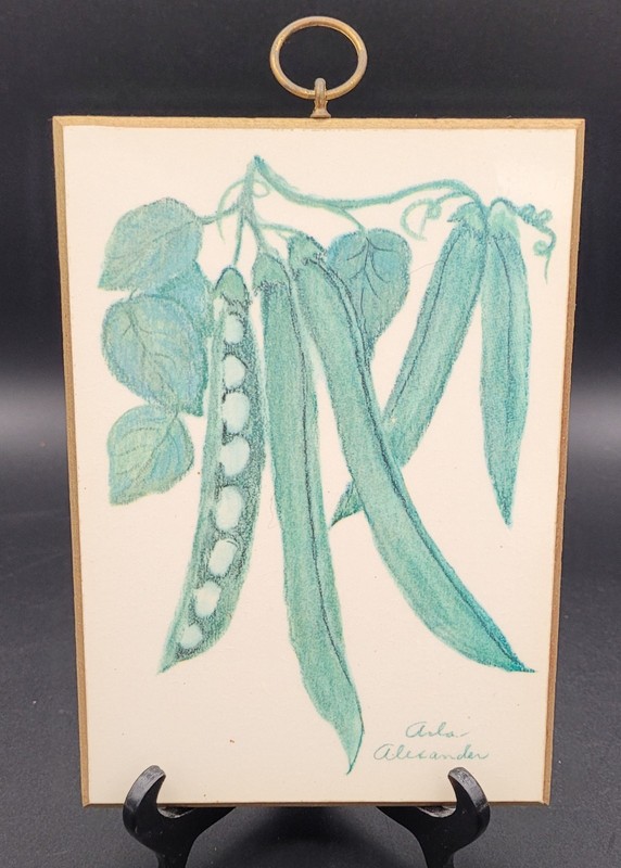 Arla Alexander MCM Kitchen Wall Hanging Corn Carrot Green Beans Vintage Retro gallery