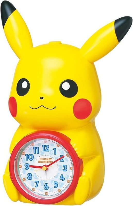 Seiko Clock Alarm Clock Pocket Monster Pikachu Talking Alarm From Japan NEW