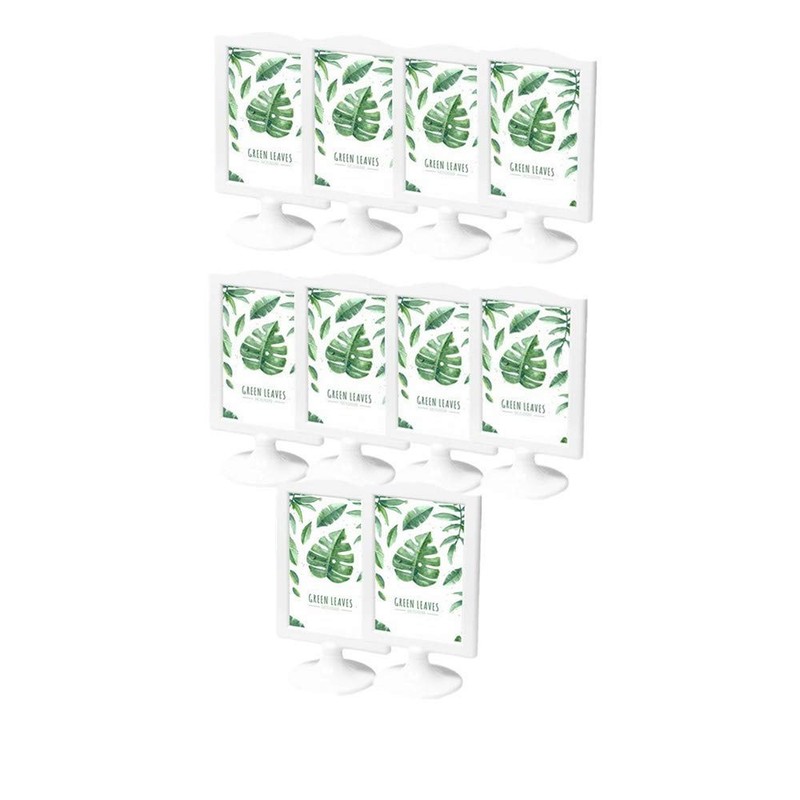 Leoyoubei 10 Pack 4×6 Double Sided Picture Frame Bulk,Self Standing Photo Fra…