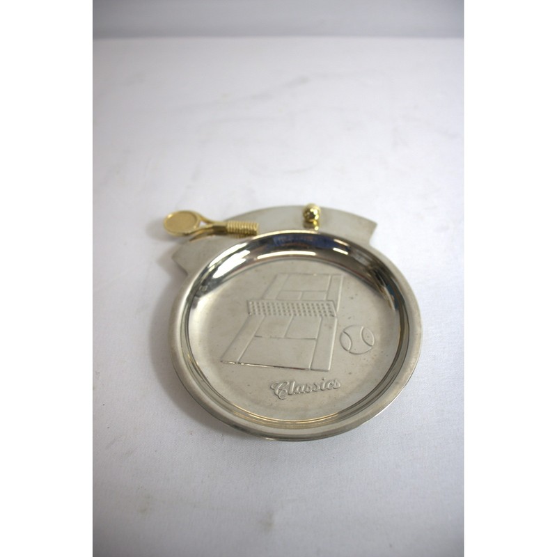 Vintage Tennis Ashtray Dish Small Trinket Dish Classics Collection Metal